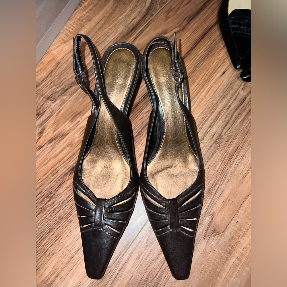 Coffee Brown Kitten Heels ☕️